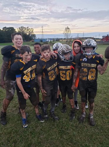 Rocket Football and Cheer Steelers Fumble Practice