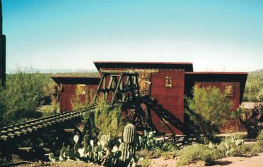 Abandoned Gold Mine near the Superstition Mountains, Lost Dutchman Gold Mine.
