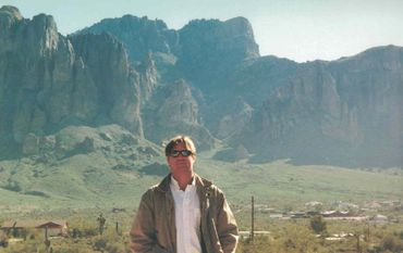 Bradley Williamson at the Superstition Mountains and Lost Dutchman Gold Mine.