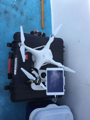 This is one of the drones the production team used for their great aerial filming scenes.