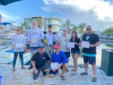 Graduating class of student at finding sunken treasure class