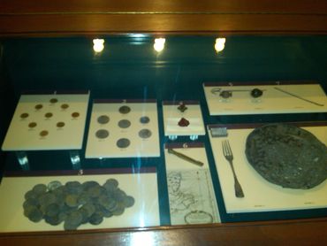 Sunken treasure from sunken treasure museum in Nova Scotia.