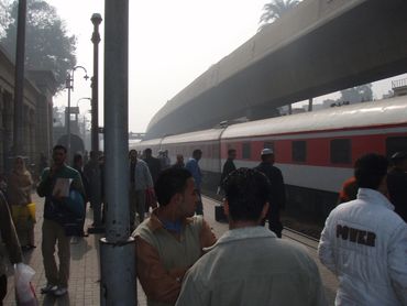 Egyptian train station which I used in some of my travels around Egypt