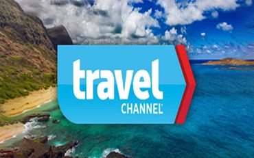 Travel Channel logo where Bradley Williamson has appeared on TV shows.