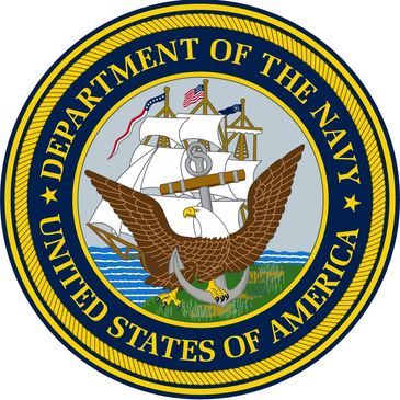 The official seal of the United States Department of the Navy.