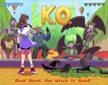 My take on the Wizard of Oz but if it were in a fighting game