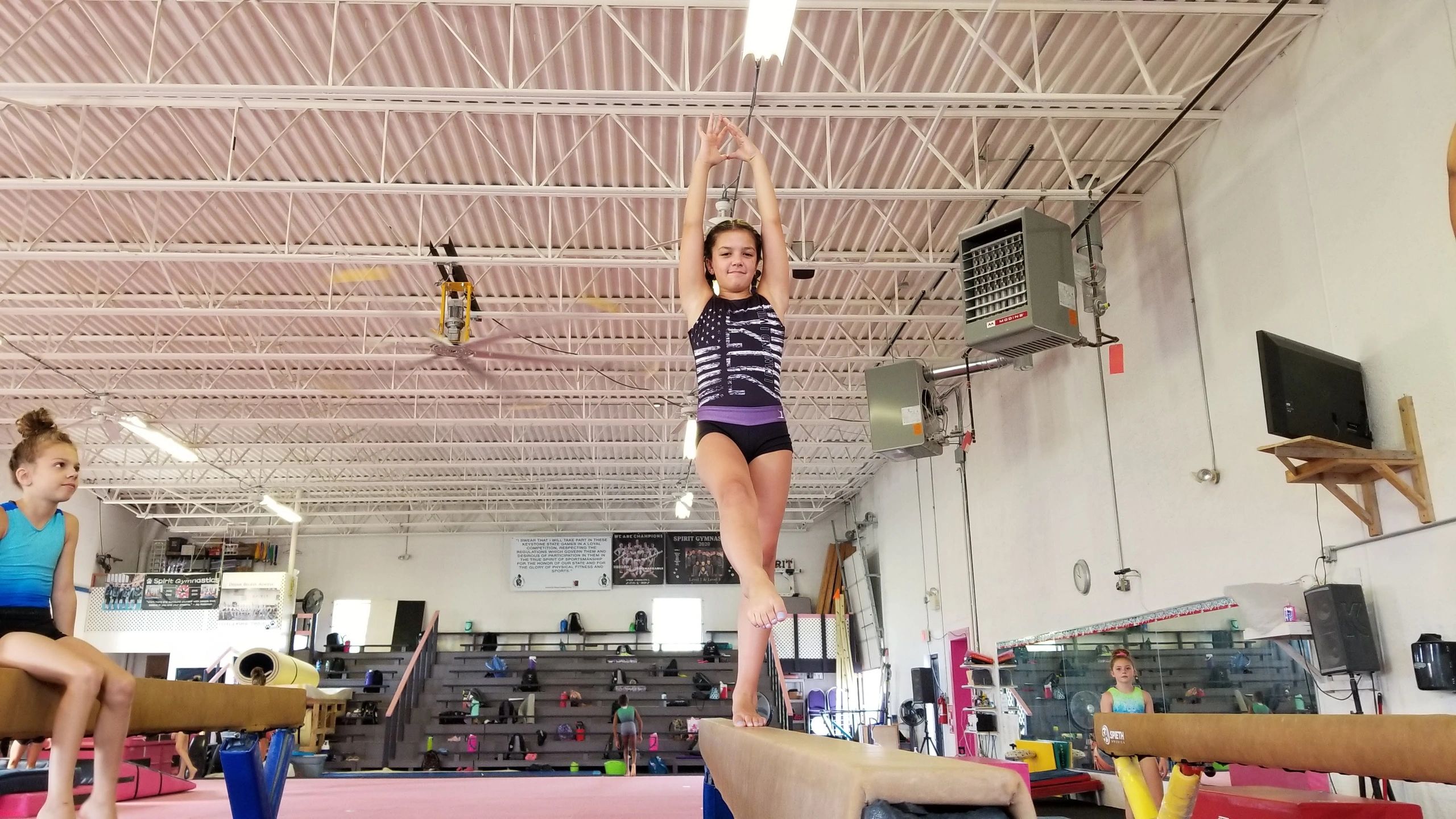 Gymnast at Spirit Gymnastics