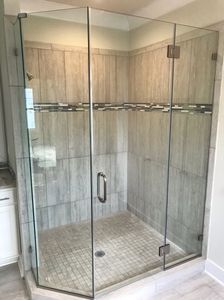 Custom Frameless Shower Enclosure