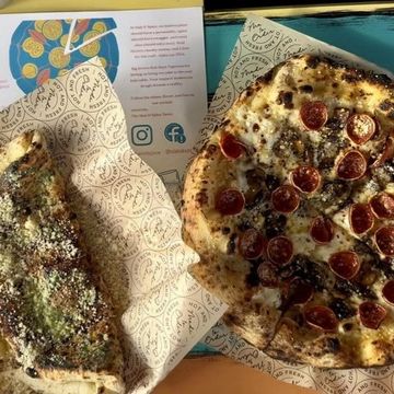 hand-crafted wood-fired pizza