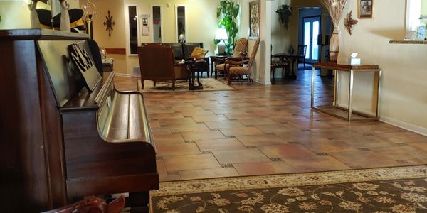 Veterans Funeral Services main lobby