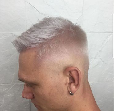 Best mens hair philly salon platinum blonde mens hair double process