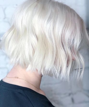 Platinum blonde hair philly salon