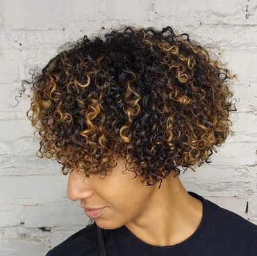 Curly hair color in Philly