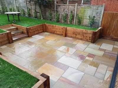 Indian sandstone in Taunton