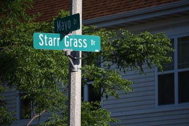 Street intersection of Starr Grass Dr and Mayo Dr