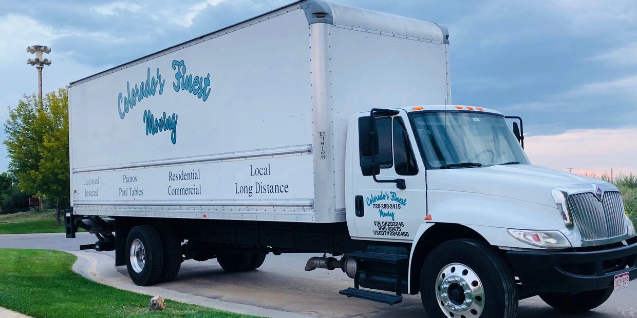 Colorado's Finest Moving LLC'S large truck.