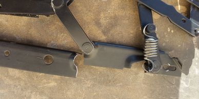 RBroken recliner mechnism