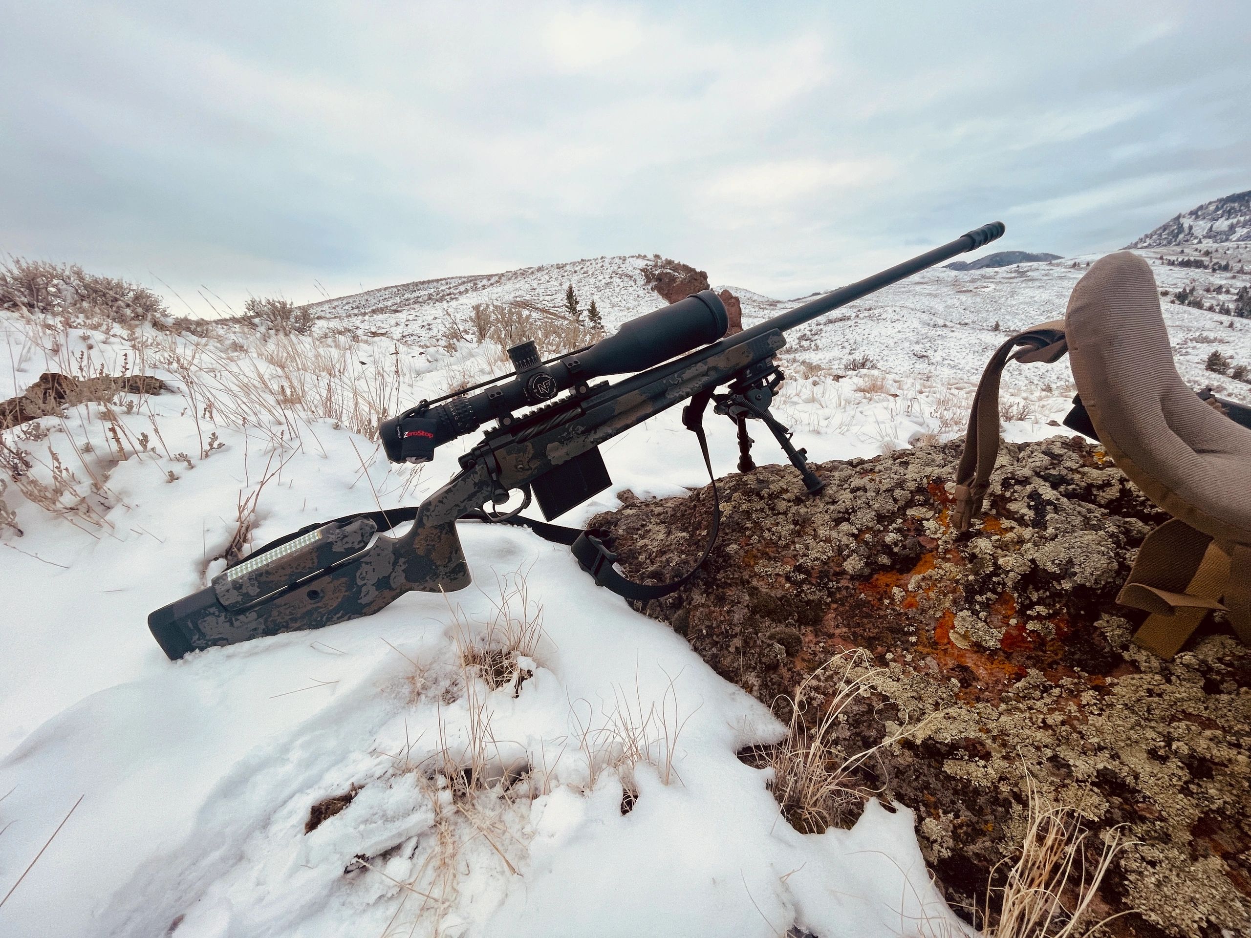 Precision long range hunting rifle