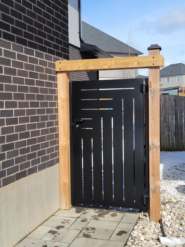 red iron design custom metalwork london ontario custom iron garden gate landscape design garden art