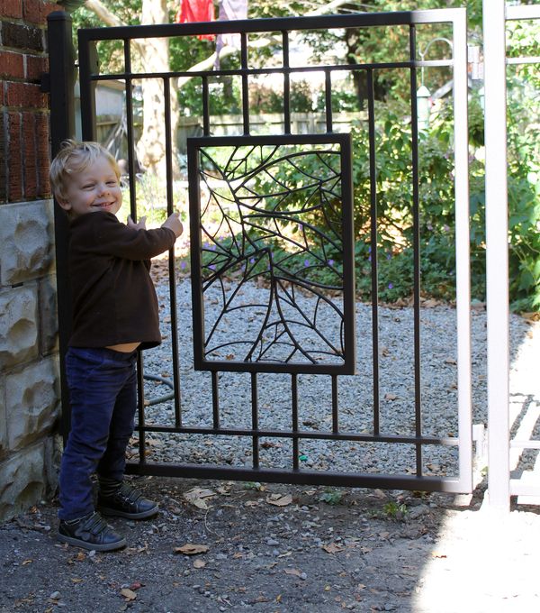 red iron design custom metalwork london ontario wrought iron steel decorative garden gate fencing