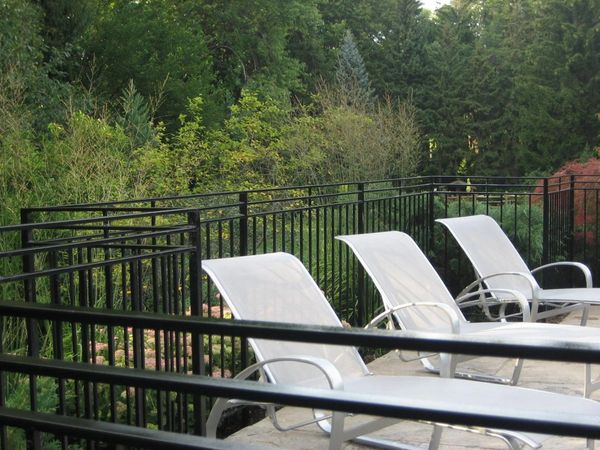 red iron design custom metalwork london ontario wrought iron steel decorative garden gate fencing