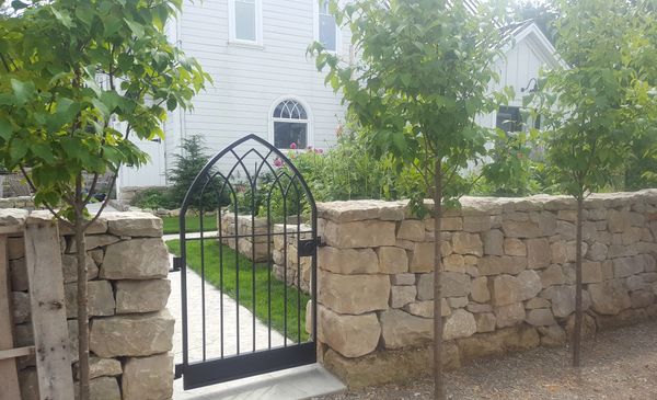 red iron design custom metalwork london ontario wrought iron steel decorative garden gate fencing