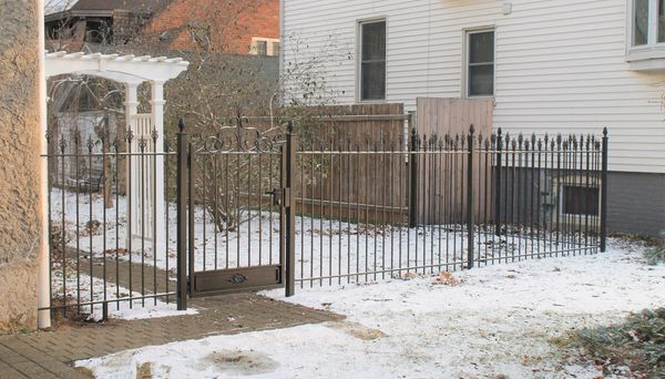 red iron design custom metalwork london ontario sania ironwork wrought iron metal worker garden gate