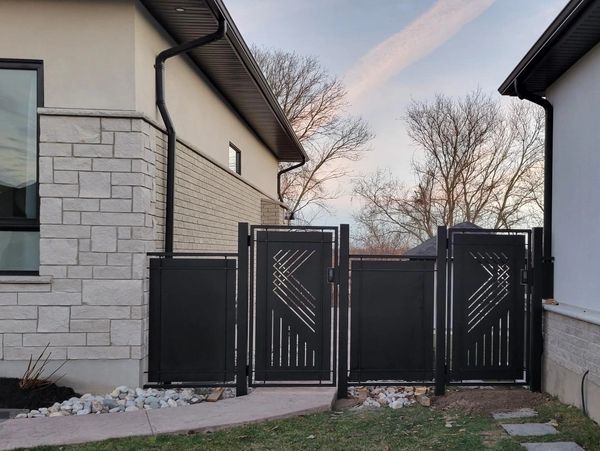 red iron design custom metalwork london ontario custom iron garden gate landscape design garden art