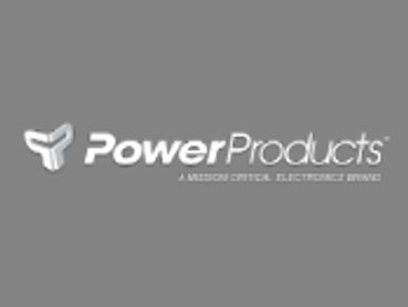 PowerProducts logo on a gray background.