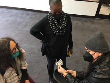 The magical moment of "Card Warp"