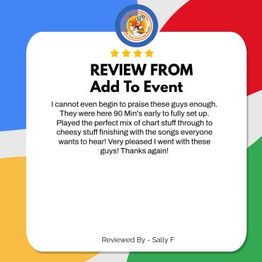 Positive review praising music mix and early setup.