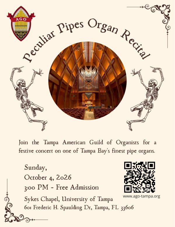 Peculiar Pipes Organ Recital
October 4, 2026 at 3:00 pm - Free Admission
Sykes Chapel, University of