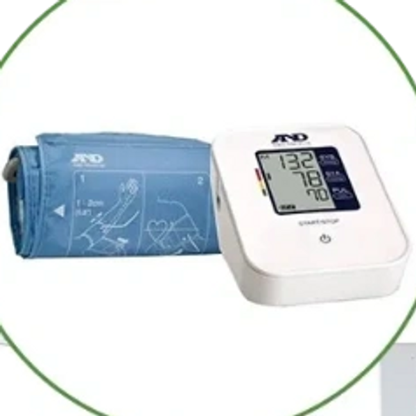blood pressure monitor and diabetic test strips. Offer from SUper Seven Clinic. 