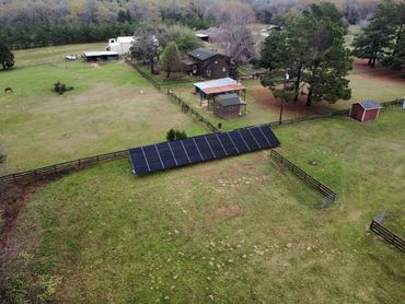 Eastex Solar ground mount system in Lindale, TX