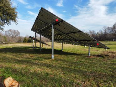 Solar installation in Palestine, TX by Eastex Solar