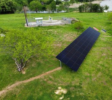 Eastex Solar installation in Corsicana