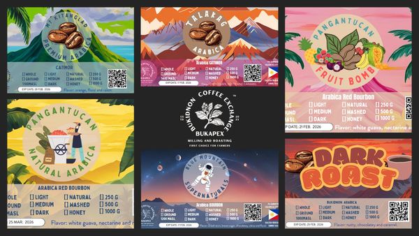 White-label coffee packaging in Philippines using Bukidnon-grown premium coffee beans