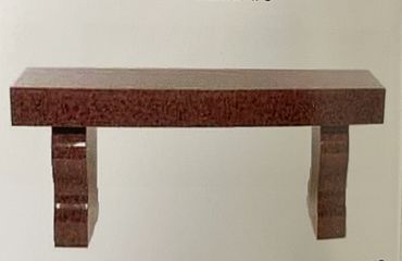 india red granite bench memorial polished