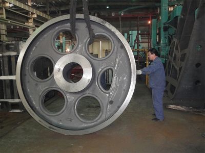jaw crusher flywheel - spare part