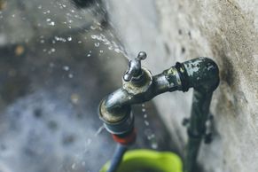 leaking outside tap