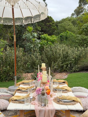 Pop up picnic in the park