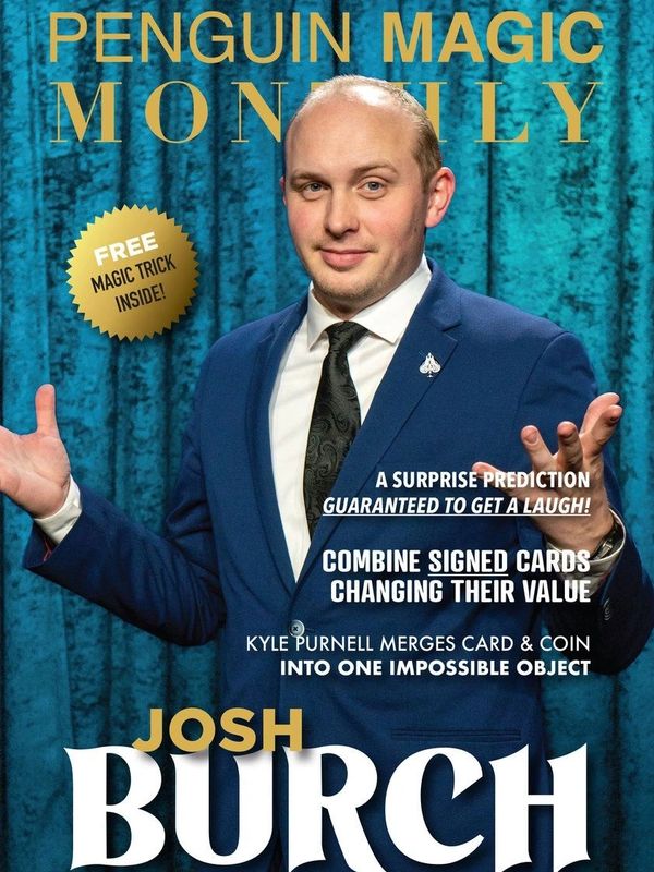 Josh Burch, nominated for Creator of the Year and featured on the cover of Penguin Magic Monthly.