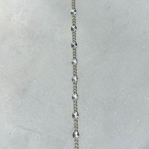 Silver Curb Starburst