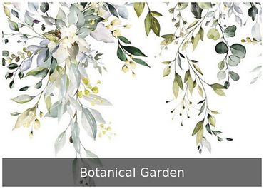 Botanical Garden — Greenery backdrop for weddings and garden events.