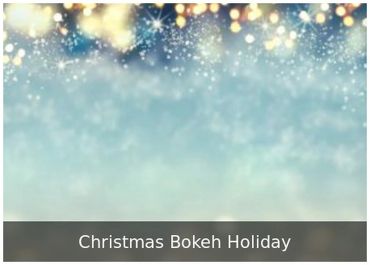 Christmas Bokeh Holiday — Blue holiday bokeh backdrop for Christmas parties.