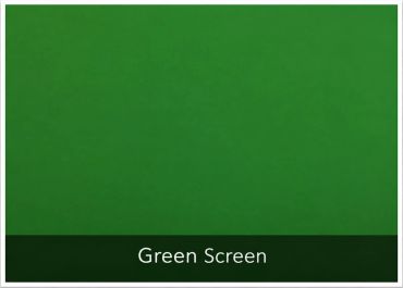Green Screen — Green screen backdrop for custom photo backgrounds.