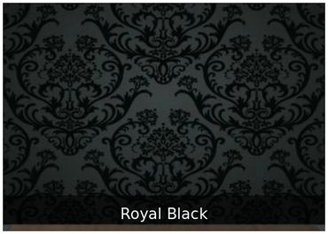 Royal Black — Elegant black backdrop for formal events.