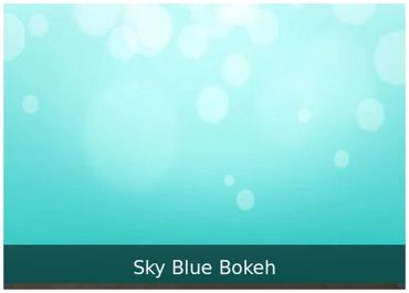 Sky Blue Bokeh — Blue bokeh backdrop for showers and celebrations.