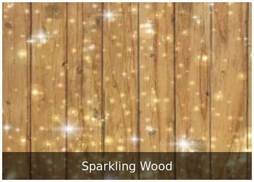 Sparkling Wood — Rustic wood backdrop with sparkle accents.