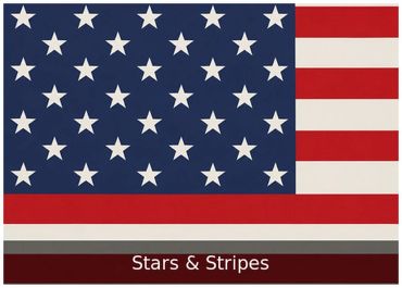 Stars & Stripes — American flag backdrop for patriotic events.